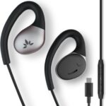 Avantree Resolve (Small-Medium) – USB-C Wired Open-Ear Earbuds w/Mic & Over-Ear Hook, for Women, Kids & Young Men w/Small Ears, Ideal for Office, Outdoor & Home