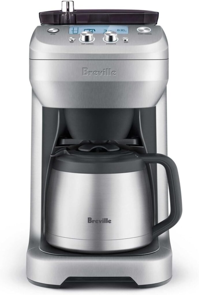 Breville BDC650BSS Grind Control Coffee Maker With Grinder, Brushed Stainless Steel, Thermal Carafe