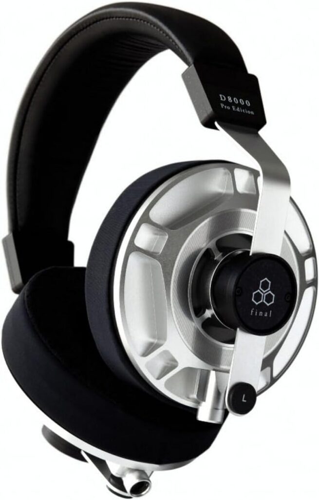 Final Audio D8000 Pro Edition High End Over-Ear Headphones (Silver)