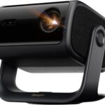 Dangbei MP1 MAX Triple Laser 4K Projector – 3100 ISO Lumens, 110% BT.2020, Google TV with Netflix Officially, 300” Display, 2x12W Dolby Audio DTS:X, HDR10+, Blu-ray 3D