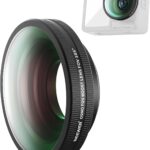NEEWER OSMO Action FOV Boost Lens, 185° FOV Wide Angle Lens Compatible with DJI OSMO Action 4/5 Pro Accessories, Threaded Attachment Coated Action Camera Lens, FL-B30