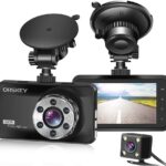 ORSKEY Dash Cam Front and Rear 1080P Full HD Dual Dash Camera in Car Camera Dashboard Camera Dashcam for Cars 170 Wide Angle with 3.0″ LCD Display Night Vision and G-Sensor