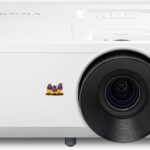 ViewSonic PA503HD 4000 Lumens High Brightness Projector with 1.1x Optical Zoom, USB, and HDMI inputs for Home and Office