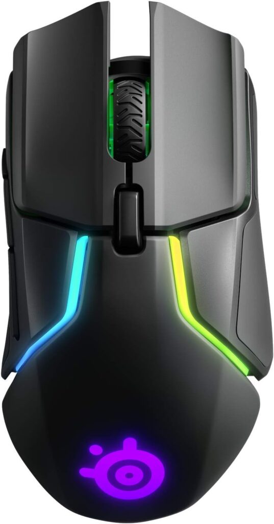 SteelSeries Rival 650 – Quantum Wireless Gaming Mouse – Rapid Charging Battery – Low 0.05 Lift-Off Distance – 256 Weight Configurations