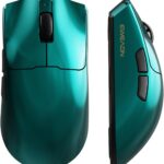 S9 Max Wireless Gaming Mouse, 59G Ergonomic Computer Mouse, Triple Modes, 8K Polling, 26K DPI, PAW3395 Optical Sensor, Kailh Switch, 250h Battery Life, Programmable for PC/Win/Mac(Green)