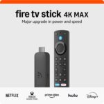 Amazon Fire TV Stick 4K Max streaming device, with AI-powered Fire TV Search, supports Wi-Fi 6E, free & live TV without cable or satellite