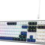 Redragon K689 Wired Gasket RGB Gaming Keyboard, 108 Keys Mechanical Keyboard w/Extra 4 Hotkeys, Upgraded Hot-swappable Socket, 3-Layer Noise Dampening, Mixed Color Keycaps, Custom Linear Switch