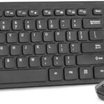 Wireless Keyboard and Mouse Combo – Rii Standard Office PC Keyboard and Optical Wireless Mice (Black)