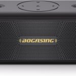 BOGASING Bluetooth Speakers, M5 Portable Wireless Speaker with 40W Loud Stereo Sound & Punchy Bass, 30H Playtime, IPX7 Waterproof, Bluetooth 5.3, EQ, TWS, TF-Card, AUX, USB, for Outdoor Home (Black)