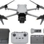 DJI Air 3S Fly More Combo (RC-N3), Drone with 1″ CMOS Wide-Angle & Medium Tele Camera, 4K/60fps HDR Video, Nightscape Omnidirectional Obstacle Sensing & 3 Batteries for Extended Flight Time
