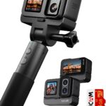 SJCAM SJ20 Ultra Night Vision & 4K Action Cam,8H Power,4K Dual Lens,154° Wide-Angle FOV,Low-Light Motion,Super Stabilization,8X Zoom,30M Underwater Camera for Snorkling,Surfing,Diving,Camcorders