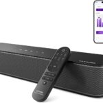 ULTIMEA 2.1ch Compact Sound Bar for TV, Built-in Subwoofer, APP Control, Peak Power 120W, All-in-one PC Sound bar for Game, 16 Inches Bluetooth 5.3 TV Sound Bar, Opt/AUX/Wall Mount, Solo B30 Pro