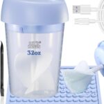 LET’S RESIN Upgraded Auto Resin Mixer, Hands-Free Easy Clean Epoxy Mixer with Silicone Mixing Cup, Rechargeable Electric Epoxy Resin Mixer for 24Fl.oz (Patented)