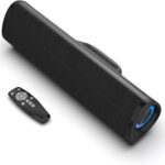 Sound Bar, Surround Sound System for TV –Sound Bar for Smart TV, 3D Home Theater Audio,Colorful RGB Lighting Effects, ARC/Bluetooth/Optical/AUX Connect/USB, withTV/PC/Gaming/Projectors