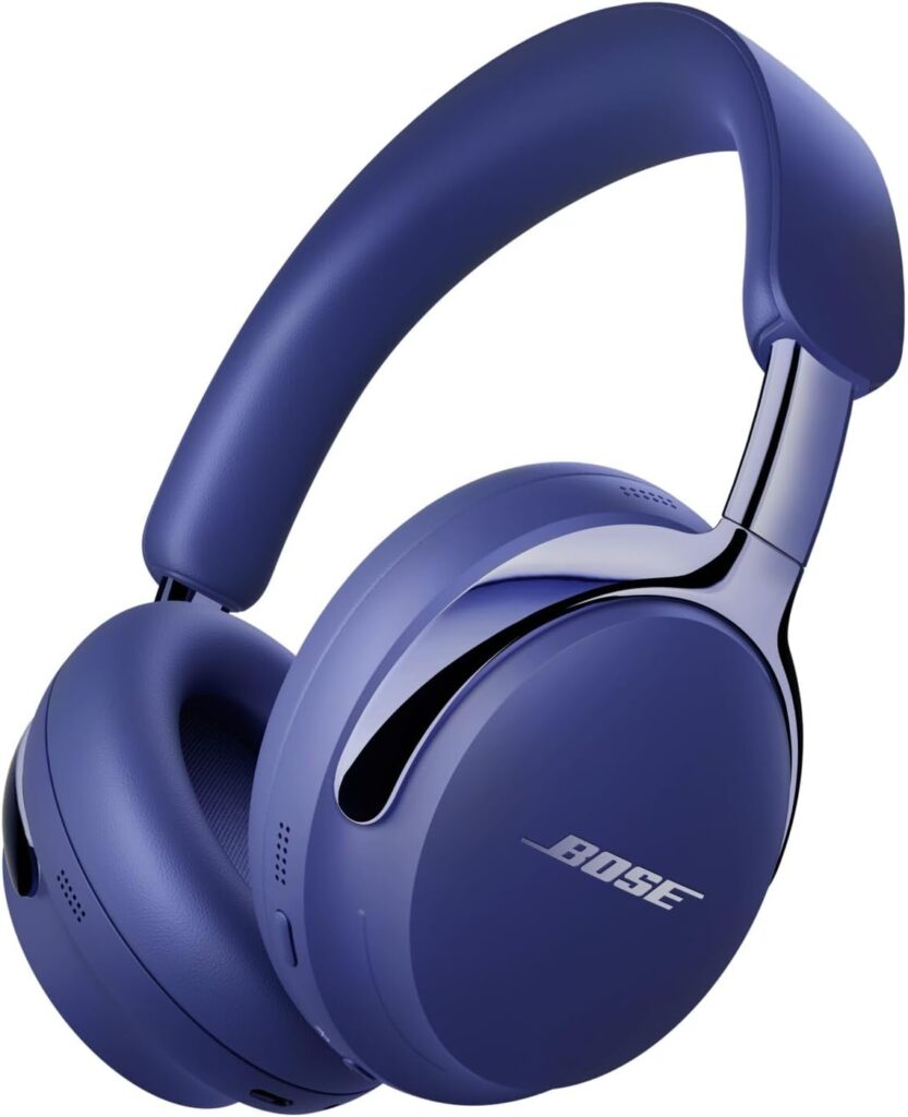 Bose New QuietComfort Ultra Bluetooth Headphones (2nd Gen), Wireless Headphones with Spatial Audio, Over Ear Noise Cancelling with Mic, Up to 30 Hours of Play time, Midnight Violet – Limited Edition