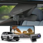 Fitcamx Front 4K+Rear 1080P Dash Cam Adapts for Toyota Grand Highlander 2024-2026 Hybrid (HD2-0E130), OEM Factory Look, Dual HD Video, WiFi & APP, Loop Recording, G-Sensor, Easy to Set, 128GB Card
