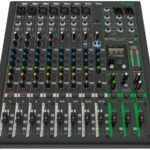 Mackie ProFX12v3+ 12-Channel Professional Analog Mixer with USB, Onyx Mic Preamps, GigFX Effects Engine, and Bluetooth