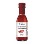 O’Food Korean Hot Sauce Variety – [Gochujang] – Authentic Korean Condiment for Cooking, Dipping, BBQ, Noodles & More | Bold, Spicy & Tangy Flavors in Glass Bottle (1 Pack, Gochujang)