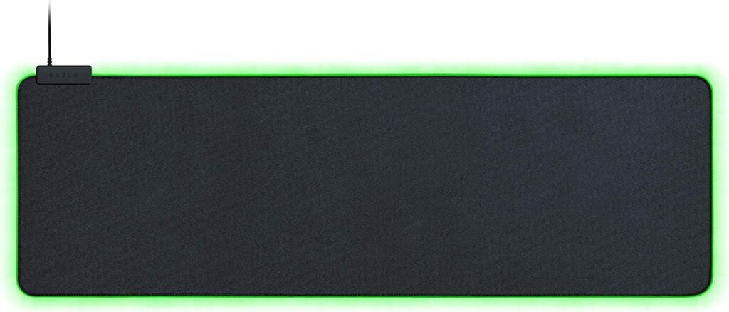 Razer Goliathus Chroma 3XL Gaming Mouse Pad: Micro-Textured Cloth Surface – Large to Cover Desk Setup – Chroma RGB – Optimized for All Sensitivity Settings and Sensors – Non-Slip Rubber Base (Renewed)