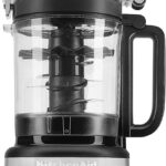 KitchenAid KFP0920QOB 9 Cup Food Processor with 3 disks, 2 blades & spatula, Onyx Black