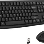 Wireless Keyboard and Mouse Combo, EDJO 2.4G Full-Sized Silent Computer Keyboard with Palm Rest and 3 Level DPI Adjustable Wireless Mouse for Windows, Mac OS PC/Laptop/Desktop