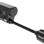 RunCam Helmet Camera, 4K Bendable Action Camera with 6 Hours Recording with App Control for Airsoft Paintball Tactical Helmet Riding Motorcycle Bike Cycling Climbing Outdoor Sports