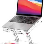 Adjustable Foldable Laptop Stand, Portable Ergonomic Computer Stand for Laptop, Compatible with 10 to 15.6 Inches Notebook Computers
