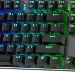 Redragon K556 PRO Upgraded Wireless RGB Gaming Keyboard, BT/2.4Ghz Tri-Mode Aluminum Mechanical Keyboard w/No-Lag Connection, Hot-Swap Linear Quiet Red Switch