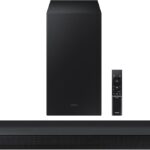 SAMSUNG HW-B650 3.1ch Soundbar w/Dolby 5.1 DTS Virtual:X, Bass Boosted, Built-in Center Speaker, Bluetooth Multi Connection, Voice Enhance & Night Mode, Subwoofer Included, 2022,Black