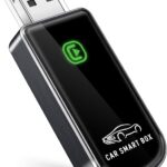 Wireless CarPlay Adapter for Apple iPhone iOS 10+ & Cars from 2015+ , Mini Edition, Converts Factory Wired to Wireless CarPlay Dongle Plug & Play (Brushed Cobalt Blue)