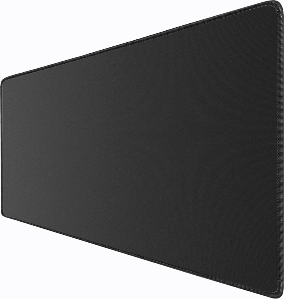 Large Extended Gaming Mouse Pad, 31.5″ x15.7″ Large Desk Mat with Superior Micro-Weave Cloth, Water Resist Keyboard Mousepad with Non-Slip Base, Laptop Desk Pad for Office Home Gaming, Black