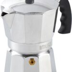 IMUSA USA B120-42V Aluminum Espresso Stovetop Coffeemaker 3-Cup, Silver (Pack of 1)