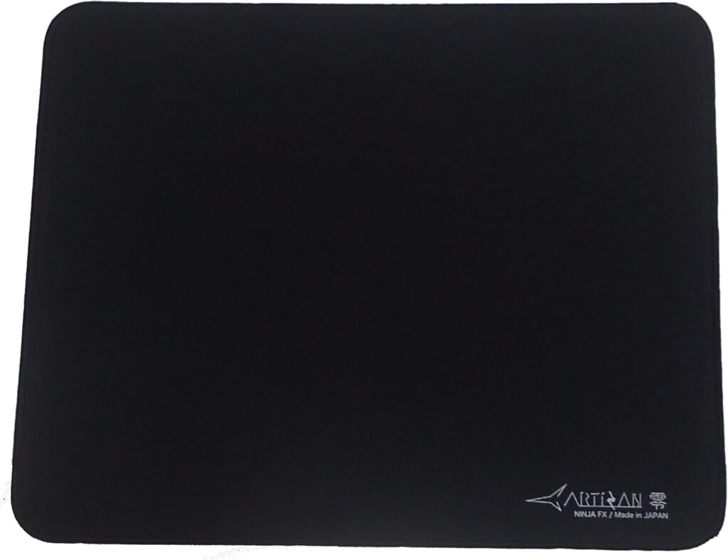 Artisan Ninja FX Zero Mid X-Large Black Gaming Mouse Pad, 19.29 x 16.54 Inches, Polyester
