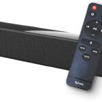 SYLVOX Outdoor Waterproof Soundbar for TV, IP65 Bluetooth Soundbar with Remote, 60W Powerful Sound, 3D Surround, HDMI ARC, Wireless Streaming, Wall Mountable, Fits All Outdoor TVs(Elf S2)