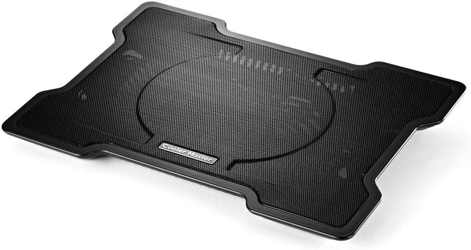 Cooler Master NotePal X-Slim Ultra-Slim Laptop Cooling Pad with 160mm Fan (R9-NBC-XSLI-GP),Black X-Slim