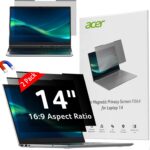 acer 2-Pack Laptop Privacy Screen – for Laptop 14 Inch 16:9, Magnetic & Removable Privacy Filter Shield, Anti-Glare Screen Protector, Dual-sided Monitor Shield, For HP, Dell and Other Major Brands