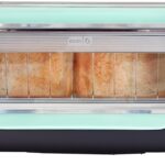DASH Clear View Toaster – Compact Design with 7 Browning Levels & Clear-View Window, Extra-Wide Slot Large Toaster, 1-Touch Defrost, Reheat & Bagel Functions – Easy Clean Up Crumb Tray (Aqua)