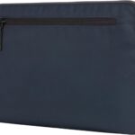 Incase Compact Laptop Sleeve with Flight Nylon – 14-inch MacBook/Laptop & iPad/Tablet Sleeve – Faux Fur Lining, Lightweight, Durable, Weather Resistant, Slip Pocket for Accessories – Navy