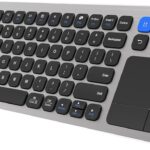 Arteck Universal 2.4G Wireless and Bluetooth Touch TV Keyboard Multi-Device with Easy Media Control and Build-in Touchpad Keyboard for Smart TV, TV Box, TV-Connected Computer, Mac, HTPC