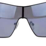 Mens Italian Designer Fashion Wrap Shield Sport Pilot Sunglasses