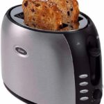 Oster 2-Slice Toaster with Extra Wide Slots, Bagel Toaster for All Bread Types, Brushed Stainless Steel