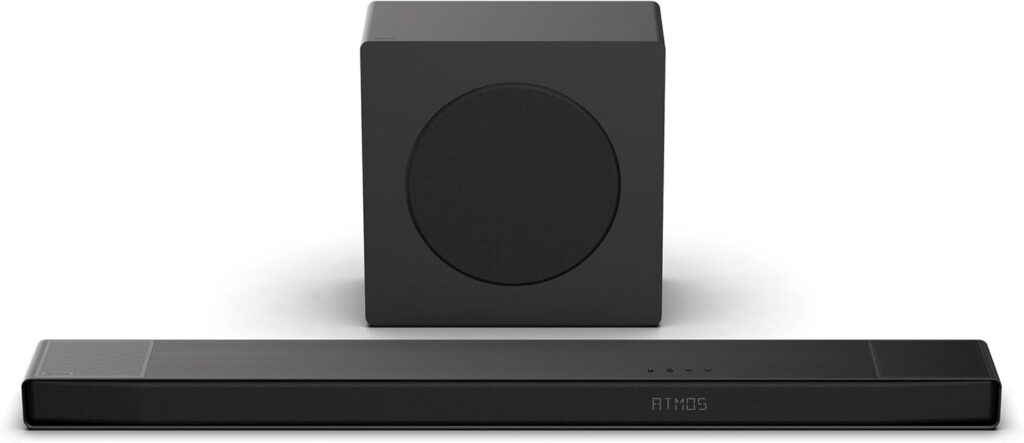 Hisense AX3120Q 3.1.2Ch Sound Bar with Wireless Subwoofer, Dolby Atmos, DTS:X, Bluetooth 5.3, Roku TV Ready, HDMI/AUX/ARC/Optical/USB, EzPlay 3.0, 7 EQ Modes, Hi Concerto