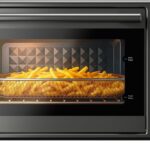 TOSHIBA ChefFry Air Fryer Toaster Oven Combo, 12-in-1 Convection Countertop Oven, 34QT / 32L Large Capacity, 1750W, Master Pizza Modes Design with Exclusive Dual-Temp Tech, Stainless Steel