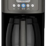 Cuisinart 14-Cup Coffee Maker, Programmable PerfecTemp Glass Carafe Coffee Machine with 1-4 Cup Setting, Brew Strength Control and Brew Pause, Stainless Steel, DCC-3200BKSNAS, Black