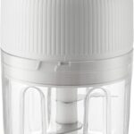 ELECTRIC GARLIC MINCE, 250ML Food Chopper USB, Mini Vegetable Chopper, Garlic Mincer, Onion Chopper, Portable Small Food Processor (white)