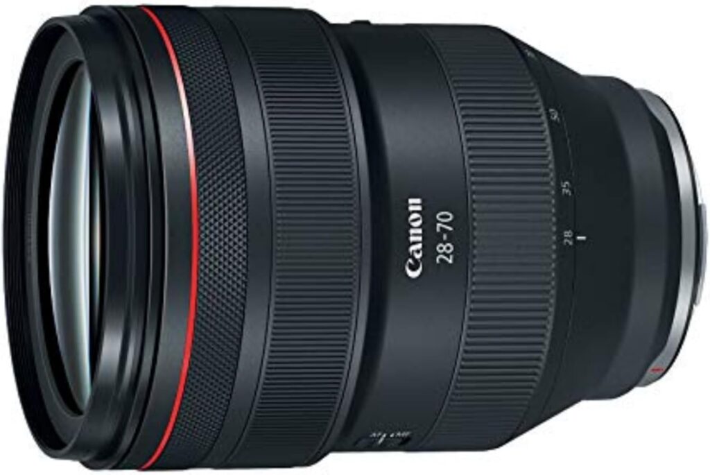 Canon RF28-70mm F2 L USM Lens, Zoom Lens, Compatible with EOS R Series Mirrorless Cameras, Black