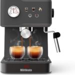 MAttinata Espresso Machine 20 Bar, Espresso Coffee Maker with Professional Milk Frother Steam Wand for Cappuccino & Latte, 60oz Removable Water Tank for Home，Stainless Steel