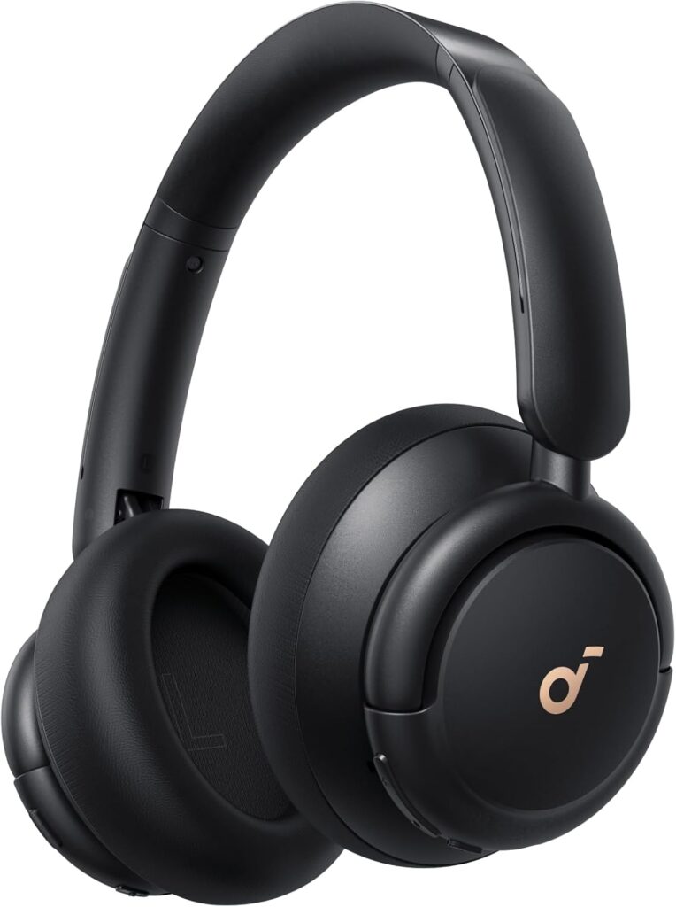 soundcore Life Q30 by Anker, Hybrid Active Noise Cancelling Headphones with Multiple Modes, Hi-Res Sound, Custom EQ via App, 50H Playtime, Comfortable Fit, Bluetooth, Multipoint Connection