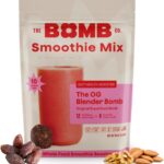 The Bomb Co. Blender Bomb, The OG, Superfood Smoothie Mix with Chia Seeds, Hemp Seeds, Flax Seeds, Sea Salt, & Amino Acids for Gut Health, Gluten Free, High Fiber, 10 Servings