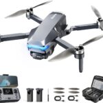 GPS Drone with Camera 4K for Adults, Under 249g, 45 Mins Flight, Beginner Foldable Drones with Brushless Motor, Auto Follow, Tap Fly, Circle Fly, One Key Start